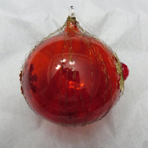 BEAUTIFUL Blown Glass Red Ornaments - Germany - Picture 3 of 9